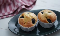 黒豆の和風カップケーキ